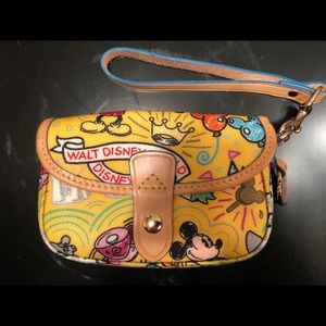 RARE Disney Dooney & Bourke Mickey Mouse Wristlet
